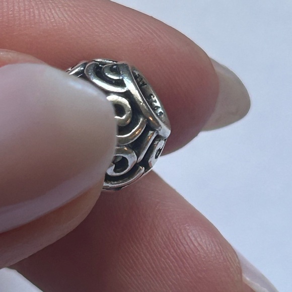 Pandora S925 ALE Silver Charm Set Lot of 7 Charms & Dust Bag - Picture 5 of 10